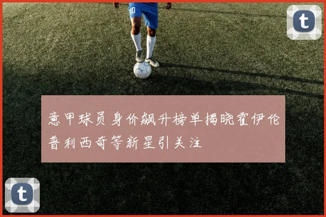 意甲球员身价飙升榜单揭晓霍伊伦普利西奇等新星引关注